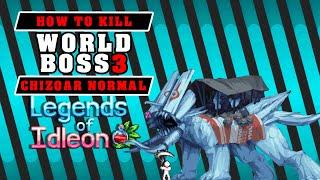 Legends of idleon Chizoar world 3 boss normal mode | Idleon Chizoar Normal mode