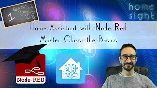 Node Red + Home Assistant - Master Class 1. Beginners guide, basic flow with state, call service +_