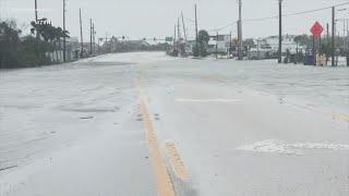 What conditions were like for those who hunkered down at home during Hurricane Milton