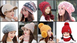 Winter Cap Designs for Uni Girls || Korean Cap design|| Stylish Cap for Girls#caps #wintercap