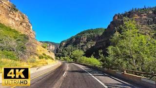 Stunning Rocky Mountain Scenic Drive: Glenwood Springs to Denver Colorado - 4K Driving Adventure