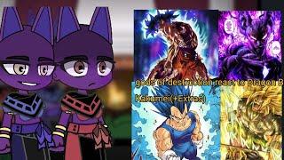 gods of destruction reacts to Dragon Ball Kakumei(+Extras)