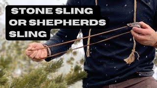 MUST WATCH! Primitive Stone Slings...Paleo Tracks Survival