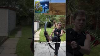Can you shoot a bow with your foot?