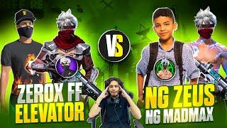 ZEUS VS ZEROX FF VS ELEVATOR FF VS MADMAX#nonstopgaming #blackshout #freefirelive