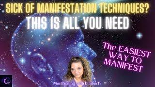 The EASIEST WAY to MANIFEST ANYTHING YOU WANT  Manifesting with Kimberly