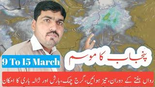 Next 7 Day | Punjab Weather Forecast | South Punjab Weather Forecast | Punjab Ka Mosam Ka Hal Live