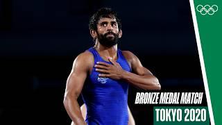 Bajrang Punia wins Bronze!  Full Wrestling Men's Freestyle 65kg at Tokyo 2020