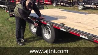 Diamond C 20' Flat w/ 4' Beavertail Deckover Trailer