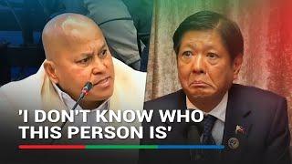 'Who's Mary Ann Maslog?' Marcos Jr reacts to Bato's allegation | ABS-CBN News