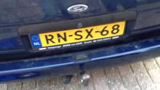 Trillend nummerbord