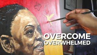 Oil Portrait Painting: How to Overcome Overwhelmed