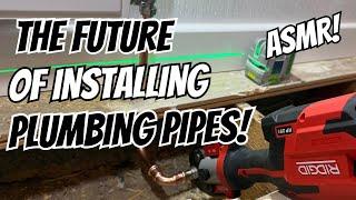 The Future Of Installing Plumbing Pipes! #asmr