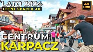 Karpacz - Karpacz Poland City Center Walking Tour 4k during 2024 Polish Bike Week