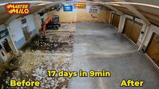 Construction Timelapse of the Workshop Floor (17 days in 9min)