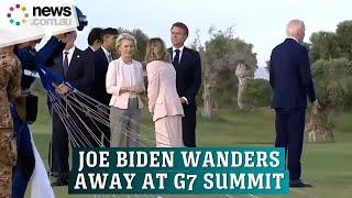 President Biden ‘wanders off’ at global summit