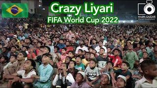 Crazy Liyari football fans Brazil winning moments Lewa Dance  wasim gazdar vlog #fifa22