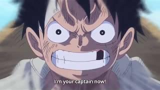 Luffy give an order to jimbei as a new captain HD