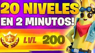 MAPA DE XP +20 NIVELES 🪙 COMO SUBIR DE NIVEL EN FORTNITE  MAPA XP, BUG DE XP O MAPAS DE XP FORTNITE