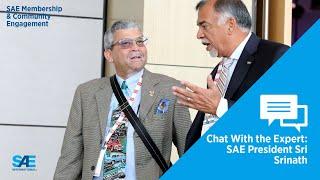 SAE Chat with the Expert: SAE President Sri Srinath shares effective mentoring practices