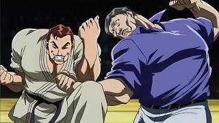 Katsumi Orochi vs Kaoru Hanayama DUBBED = Karate vs Brawling in Baki Hanma HD! ️