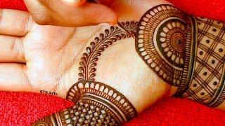 Very beautiful full hand bridal mehndi design||Simple dulhan mehndi||Mehandi new front and back hand