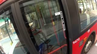 Dangerous Abellio Bus driver - London - 30 May 2012