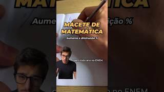  Macete de MATEMÁTICA para o ENEM #enem2024 #matematica #mesalva