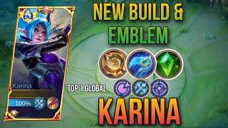 NEW BUILD & EMBLEM TOP GLOBAL KARINA GAMEPLAY | BEST BUILD 2023