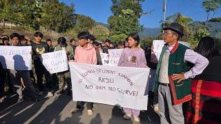 No Dam No Survey in Siang | Peaceful Rally in Siang District| We Say No Dam in Siang Ane River|