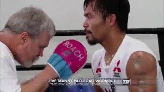 Pacquiao-Bradley | Manny Pacquiao Workout