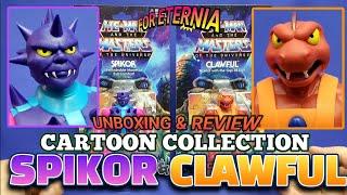 UNBOXING & REVIEW Origins Cartoon Collection SPIKOR & CLAWFUL He-Man Masters of the Universe Figures