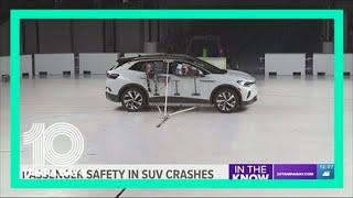 Insurance Institute for Highway Safety smashed in 18 different SUVs for safety testing