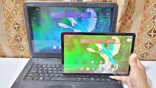 How to Connect Tablet to Laptop | Share Tablet Screen on Laptop