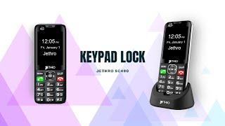 How to Setup Keypad Lock on  your Jethro SC490