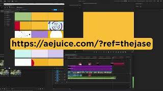 Using The AE Juice Transitions in Adobe Premiere Pro