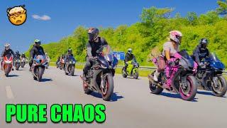 WORLD'S FASTEST SUPERBIKES TAKEOVER THE HIGHWAY  | M1000rr, Ninja H2, R1, ZX10, RSV4, Panigale V4R