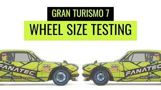 Gran Turismo 7 - Does Wheel Size Affect Performance?