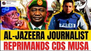 Al-Jazeera Journalist Reprimands CDS Musa In Qatar - Okocha Happy Marcel #nigeria #2025 #news