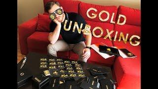 Global InterGold delivery - gold bars unboxing