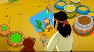 George Paints in the Desert! Curious George | Animal Friends