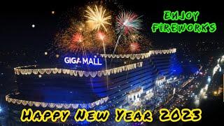 New Year Fireworks Giga Mall Islamabad 2023 | Happy New Year 2023 | New Year Islamabad