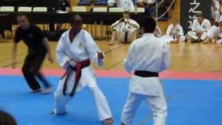 6th World Cup KWF Kumite Masamichi Otsuka (Round 4) (part 1)