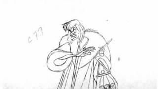 Marc Davis Pencil Test - Cruella