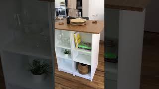 Make a Kitchen Island using IKEA Bookcases & D-C-Fix!