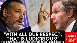 MUST WATCH: Ted Cruz Shows Absolutely No Mercy To Top Biden Administration Officials | 2024 Rewind