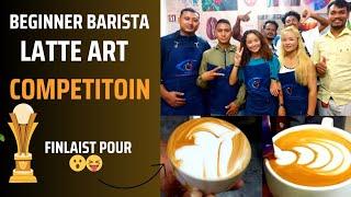 Barista Training in Nepal | Beginner Barista Latte Art Competition | Beginners Barista Latte art