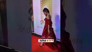 Red Hot Glamour: Isha Malviya's Stunning Red Carpet Moments #IshaMalviya #RedCarpetGlamour #viral