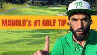 MANOLO’s #1 GOLF TIP to produce a nice straight ball flight.