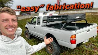 Fabricating Toyota Tacoma Rock Sliders and Installing a Roof Top Tent! (even though I hate them)